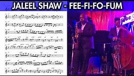 Jaleel Shaw on "Fee-Fi-Fo-Fum" - Live with Roy Haynes (2019) - Solo Transcription for Alto Sax