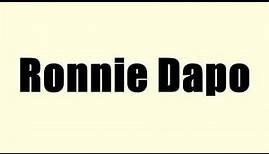 Ronnie Dapo