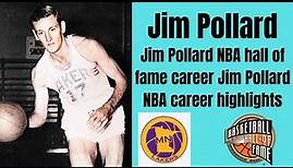 Jim Pollard NBA hall of Fame career | Jim Pollard NBA career highlights