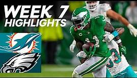 Dolphins vs. Eagles | 2023 Week 7 Highlights