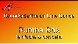 Grundschritte im Line Dance - Rumba Box (einfache & normale)