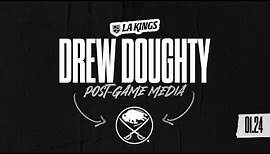 Defenseman Drew Doughty | 01.24.24 LA Kings Loss to Buffalo Sabres | Postgame Media