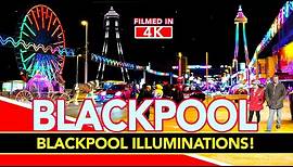 BLACKPOOL | Tour of Blackpool Illuminations and the incredible Blackpool Tower light show!