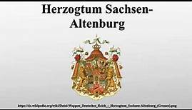 Herzogtum Sachsen-Altenburg