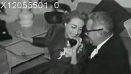 Joan Crawford and Alfred Steele Footage (May 13, 1955)