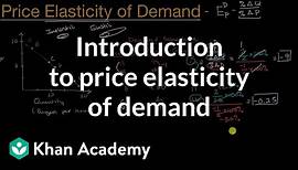 Introduction to price elasticity of demand | APⓇ Microeconomics | Khan Academy