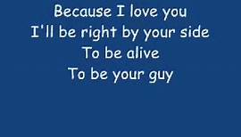 Because i love you-Stevie B lyrics (For my lovely lady)
