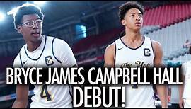 Bryce James first game with new school Campbell Hall!