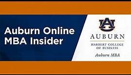 Auburn Online MBA Insider