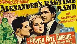Alexander's Ragtime Band 1938 with Alice iFaye, Tyrone Power, Don Amechek and Jean Hersholt.