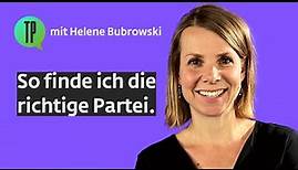 FAZ-Journalistin Helene Bubrowski über die richtige Partei für dich bei Talking.Politics (1/8)
