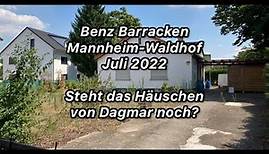 Die Benz Barracken in Mannheim-Waldhof, Juli 2022