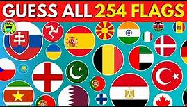 Guess ALL The 254 Flags In The World THE ULTIMATE FLAG QUIZ
