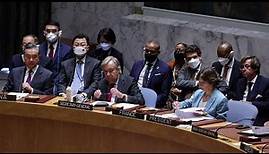 Diskussion im UN-Sicherheitsrat: Sergej Lawrow mit überraschendem Kurzauftritt