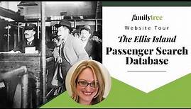 Website Tour: The Ellis Island Passenger Search Database