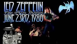 Led Zeppelin - Live in Bremen, Germany (June 23rd, 1980) - Audience Recording