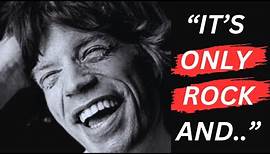 "Mick Jagger's Life Lessons: Wisdom from the Rolling Stones Icon"