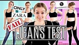 Ich teste LIVE Jeans Hosen und trage plötzlich Größe 42?
