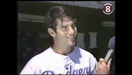 Los Angeles Dodgers Steve Garvey talks to TV 8 in 1977