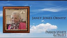 Janet Jones Ornitz Memorial Video