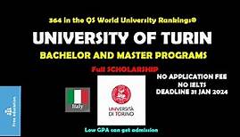 University of Turin | How to apply for University of Turin | Step by Step