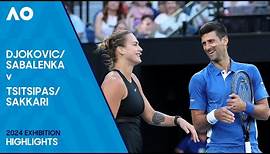 Djokovic/Sabalenka v Tsitsipas/Sakkari Full Match | Australian Open 2024 Exhibition