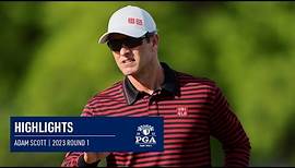 Adam Scott Shoots a 2-Under 68 | Round 1 | 2023 PGA Championship