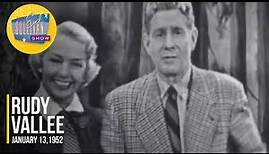 Rudy Vallee "This Is The Missus & My Song" on The Ed Sullivan Show