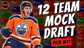 Live Yahoo 12 Team Mock Draft + Rankings review | Fantasy Hockey