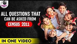 COMPLETE CENSUS 2011 FOR GOVERNMENT EXAMS IN ONE VIDEO