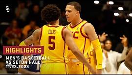 Men's Basketball - USC 71, Seton Hall 63: Highlights (11/23/23)