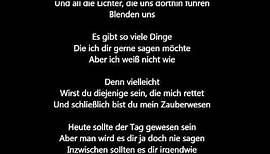Oasis - Wonderwall [Deutsche Übersetzung / German Lyrics]