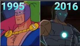 Marvel's "Whiplash" Evolution in Cartoons, movies, and Video Games. (1995-2017)