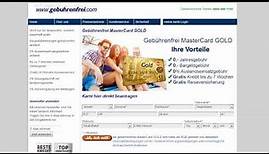 Gebührenfrei MasterCard Gold: Advanzia Kreditkarte