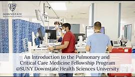 Pulmonary and Critical Care Medicine Fellowship Program @ SUNY Downstate Health Sciences University