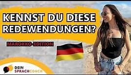Deutsche REDEWENDUNGEN🇩🇪 (Deutsch lernen | Learn German | Wortschatz erweitern | Redensarten)