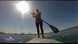 Paddle board Yoga with Gillian Gibree