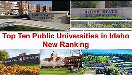 Top Ten Public Universities in Idaho New Ranking 2021 | Idaho State University New Ranking