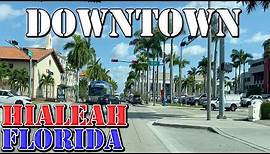 Hialeah - Florida - 4K Downtown Drive