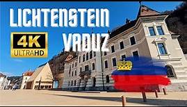 Vaduz, Lichtenstein | TOP DESTINATION walk around the capital of the world wealthiest country 4K