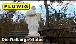 PLUWIG (D). Die Walburga-Statue in Pluwig