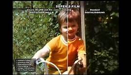 Super 8 Film (1976) mit 4K-Filmabtastung