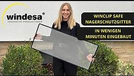 Nagerschutz Kellerfenster WinClip Safe: Keller lüften mit Schutz vor Mäusen, Ungeziefer & Schmutz
