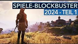 Das sind die wichtigsten Spiele 2024 - wenn sie erscheinen | Blockbuster-Vorschau Teil 1
