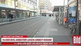 BILD Video - 🔴 Streik-Chaos in Berlin: Die BVG legt die...