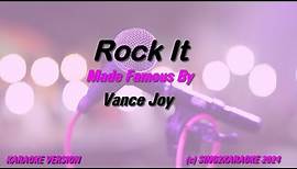 Vance Joy Rock It ( #Karaoke #Version #King with sing along Lyrics )