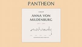 Anna von Mildenburg Biography - Austrian opera singer (1872–1947)