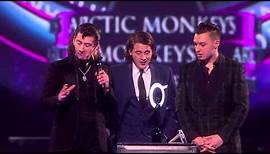 Arctic Monkeys win MasterCard Album of the Year | BRITs Acceptance Speeches