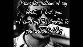 Stevie Wonder - From the bottom of my heart (lyrics)