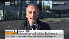Flüchtlingskrise: Roland Schäfer im Tagesgespräch am 03.11.205
